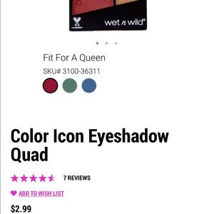 wet n wild Makeup - wet n wild : 5 Eyeshadow Quads / 2 Eyeliners wet n wild Makeup - wet n wild : 5 Eyeshadow Quads / 2 Eyeliners